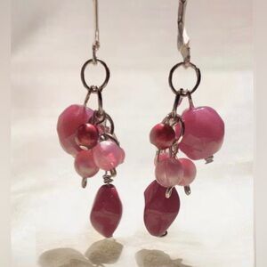 “Blushing Pinks” Women’s Dangle Earrings